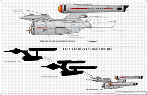 Dreadnought, U.S.S. Foley NXC-2174, Foley class starship: General Plans