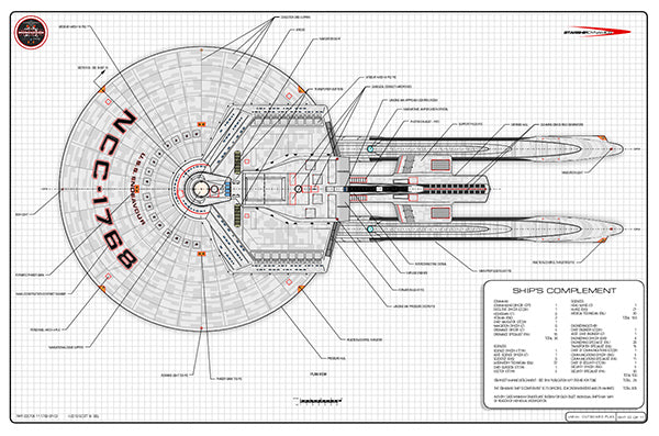 MK-VII-C Reconnaissance Cruiser, U.S.S. Endeavour NCC-1768