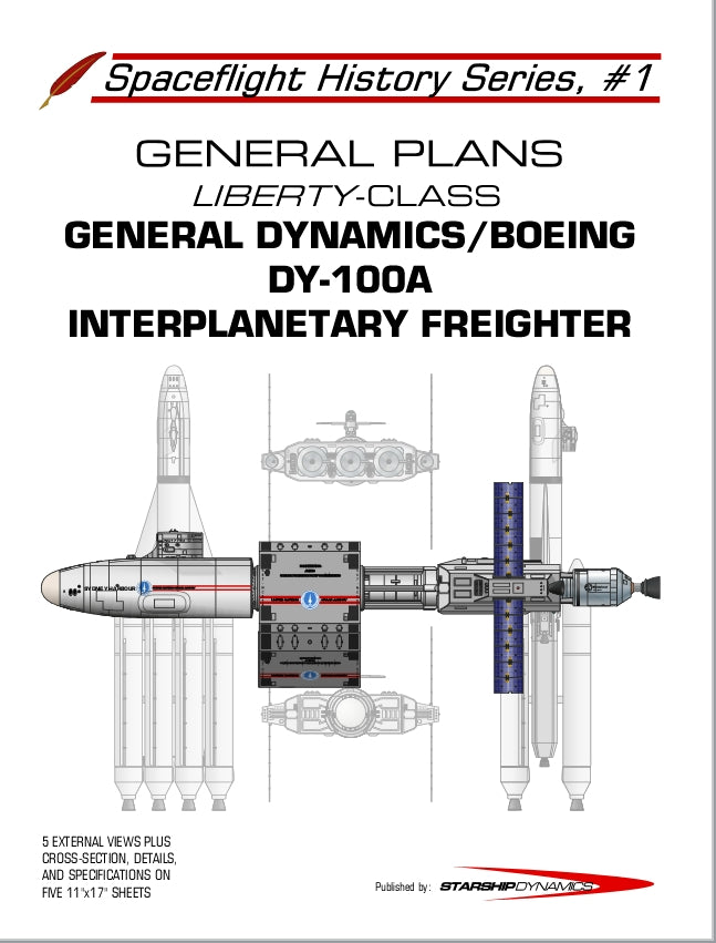 General Dynamics/Boeing DY-100A interplanetary freighter, Liberty class: General Plans