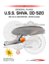 MK-VIII-A Class I Destroyer, U.S.S. Shiva DD-520, Shiva class starship: General Plans