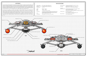 Heavy Cruiser, U.S.S. Aldrin, NCC-1221, Walker class starship: General Plans