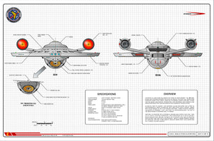 Light Cruiser, U.S.S. Sentinel NCC-2550, Sentinel class starship: General Plans