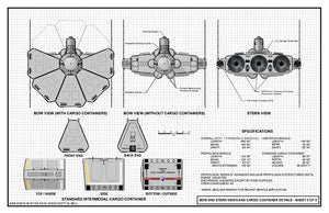 Avro/Canadair DY-150 Interplanetary Freighter, Victory class: General Plans
