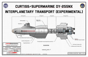 Curtiss/Supermarine DY-255NX Interplanetary Transport (Experimental)